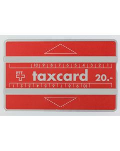 Télécarte L&G Taxcard 20 PTT 101A Suisse