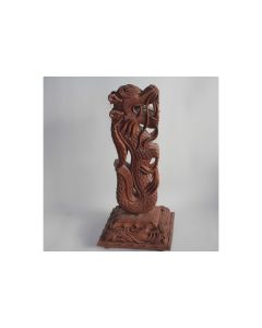Ancien dragon bois sculpté Asie
