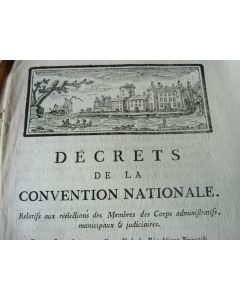 Décrets De La Convention Nationale XVIIIe siècle 