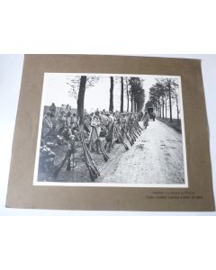 Photographie guerre bataille de Picardie troupes annamites